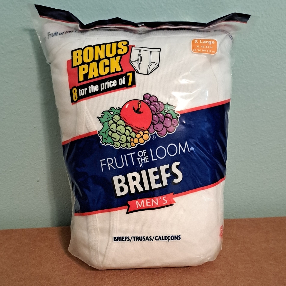 Bonus Pack Mens Briefs XL Fruit Of The Loom